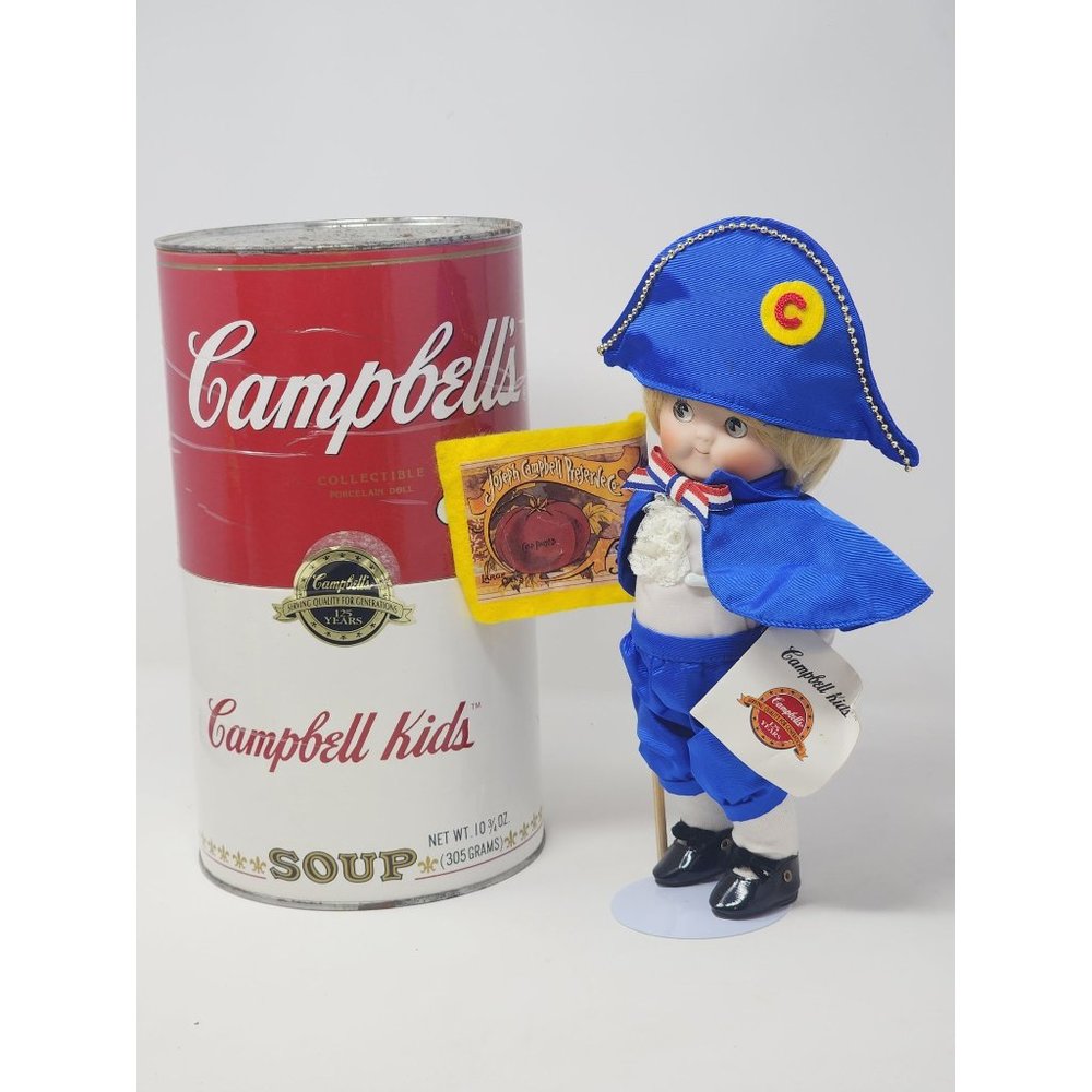 Campbell Soup Kids Doll George Washington With Can‎ 1994 Patricia Loveless